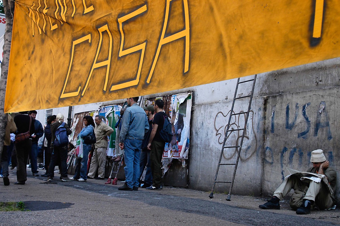 Occupazione di una casa a Roma