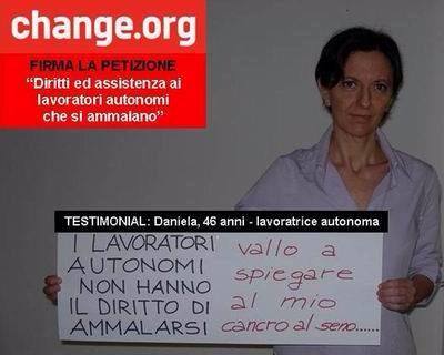 Daniela Frugosi sostiene la petizione