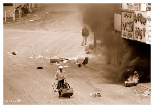 La strada deserta - Palestina, oggi. Foto di Daniele "Macaco"