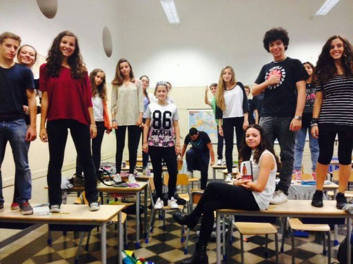 I C del Liceo Classico Tasso di Roma per la campagna #entrainscena