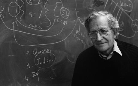 Noam Chomsky (@The Telegraph)