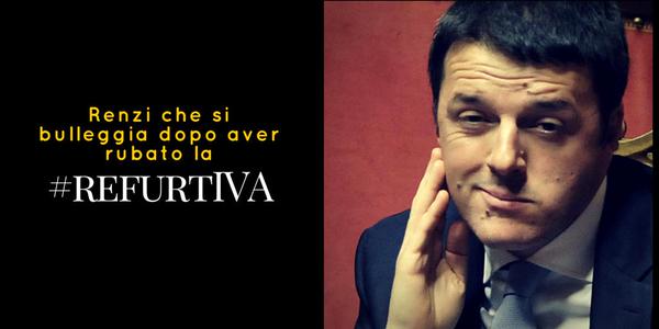Un'immagine dal tweetstorm "#RefurtIVA" Foto di MaxVincio