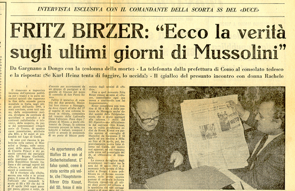 L'intervista del 1981 a Fritz Birzer. Fonte: http://www.larchivio.org/xoom/birzer.htm