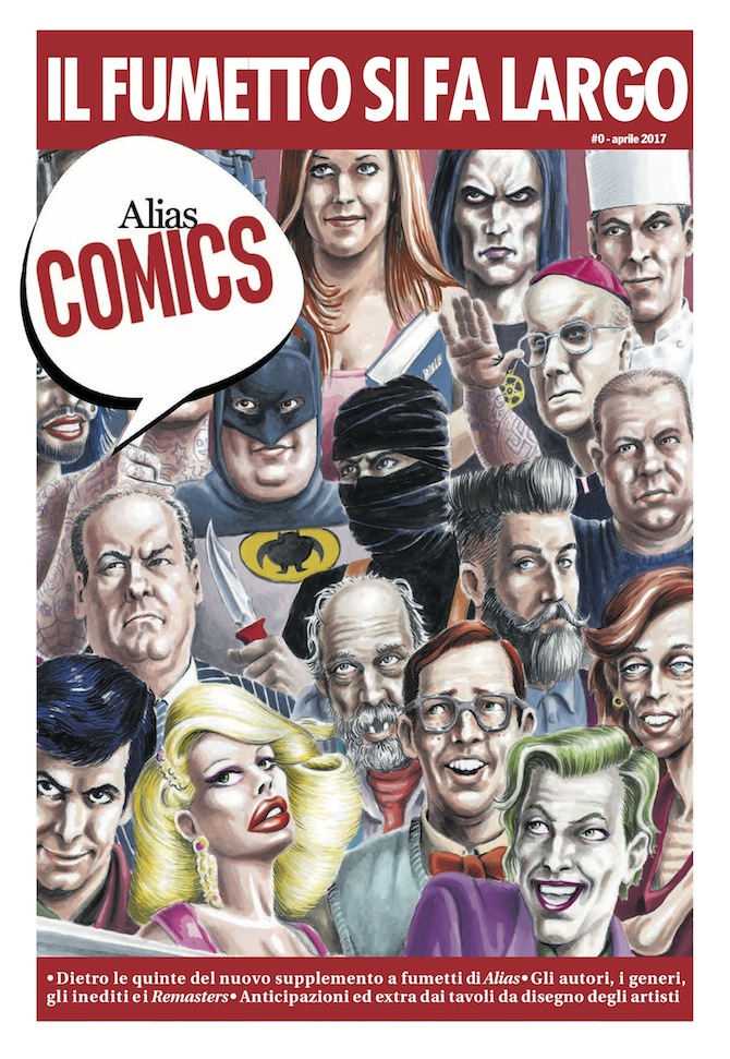 Alias Comics #0, in distribuzione gratuita con il manifesto e Alias sabato 23 giugno
