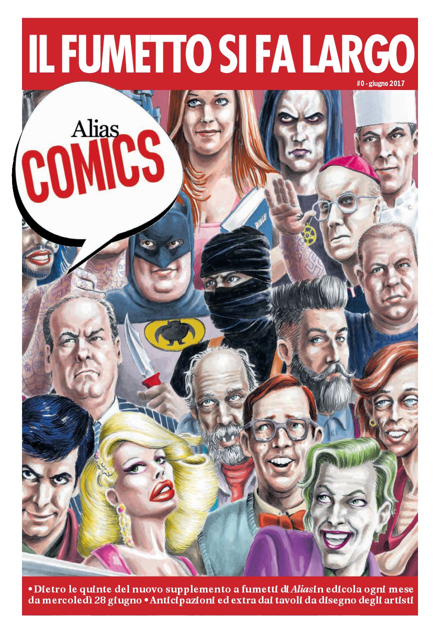 Alias Comics, dal 28 giugno in edicola il manifesto