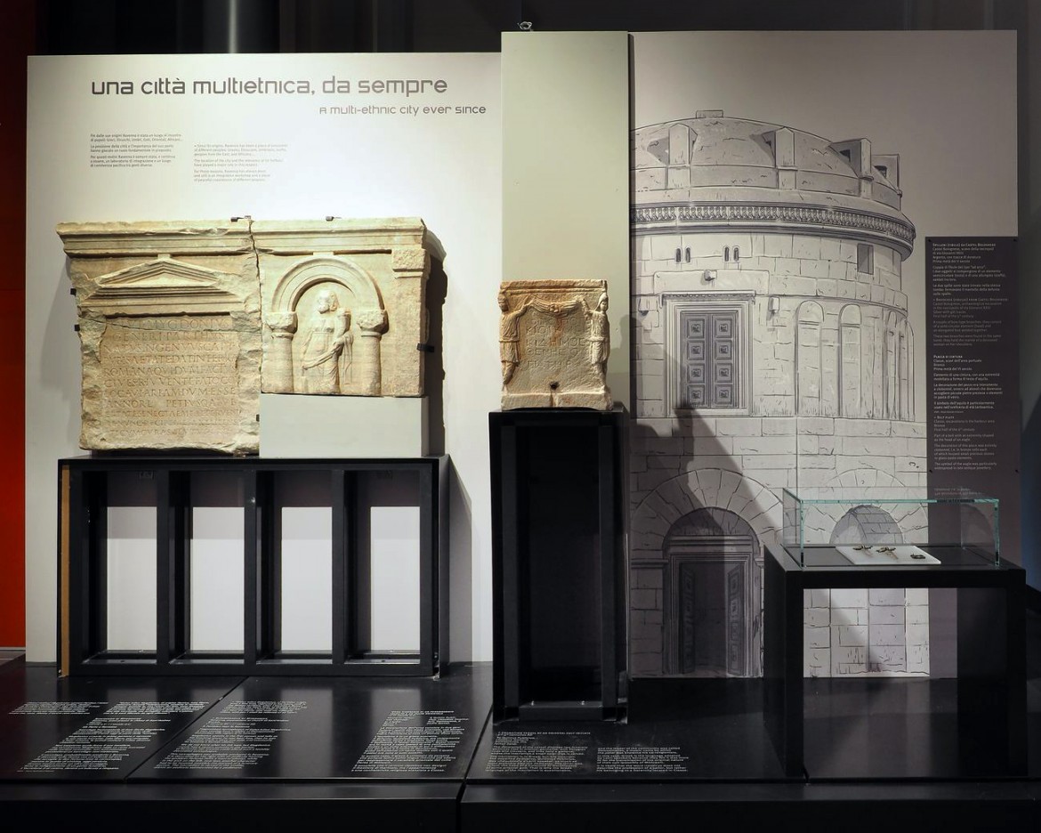 Sezione espositiva di «Classis», foto di Tommaso Raffoni, Fondazione RavennAntica