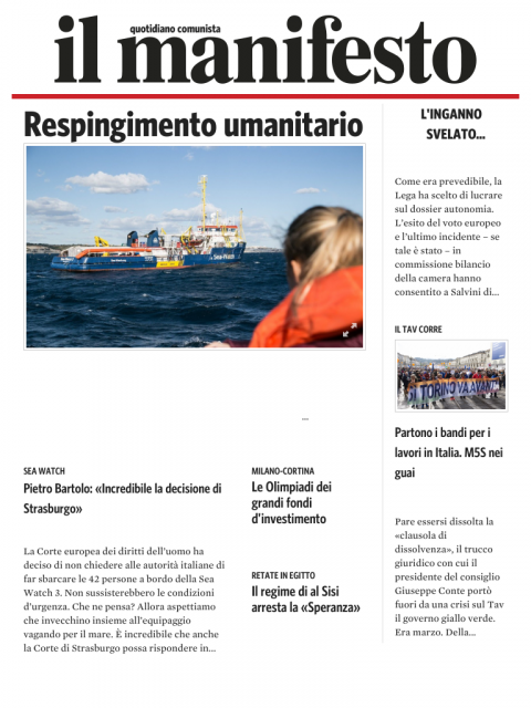 il manifesto del 26.06.2019