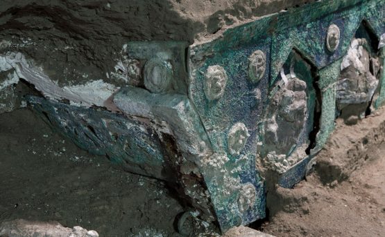 Pompei il carro della vittoria del Mic