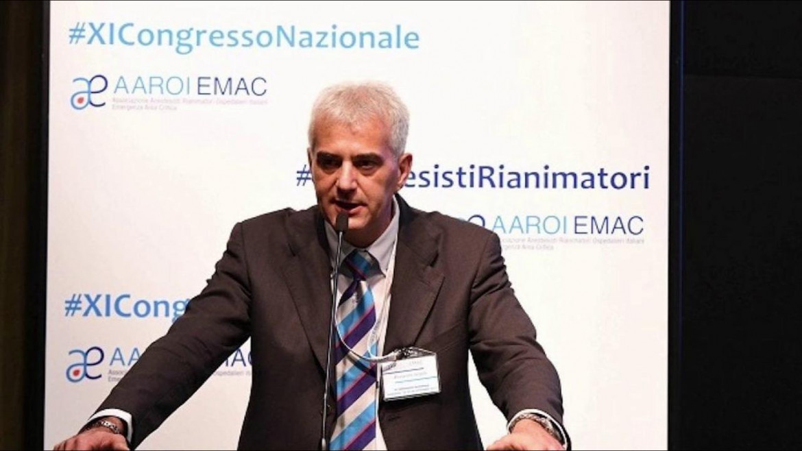Alessandro Vergallo, presidente del sindacato degli anestesisti rianimatori ospedalieri (Aaroi-Emac)