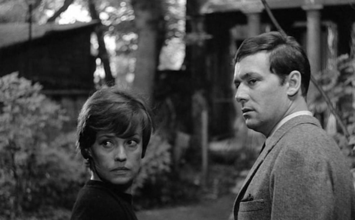 Jeanne Moreau e Maurice Ronet in Fuoco fatuo (Le feu follet) di Louis Malle, 1963, tratto dall’omonimo romanzo di Drieu La Rochelle
