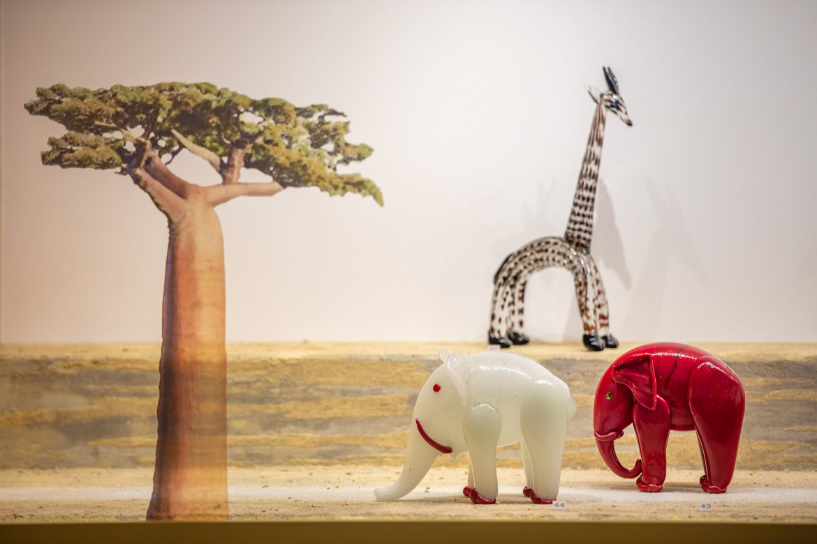 «L’arca di vetro. La collezione di animali di Pierre Rosenberg», particolare dell’installazione