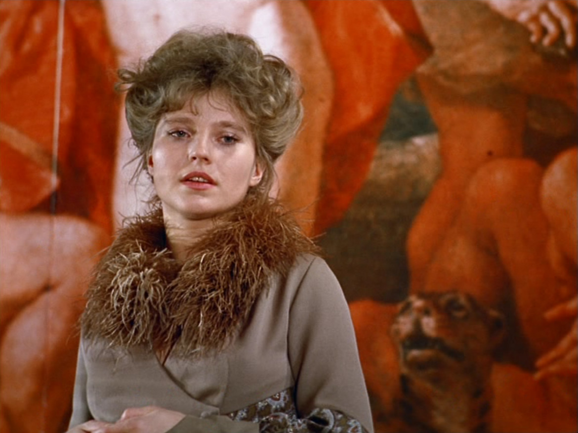 Hanna Schygulla interpreta Karin Thimm nel film di Rainer Werner Fassbinder Le lacrime amare di Petra von Kant, Germania Ovest, 1972