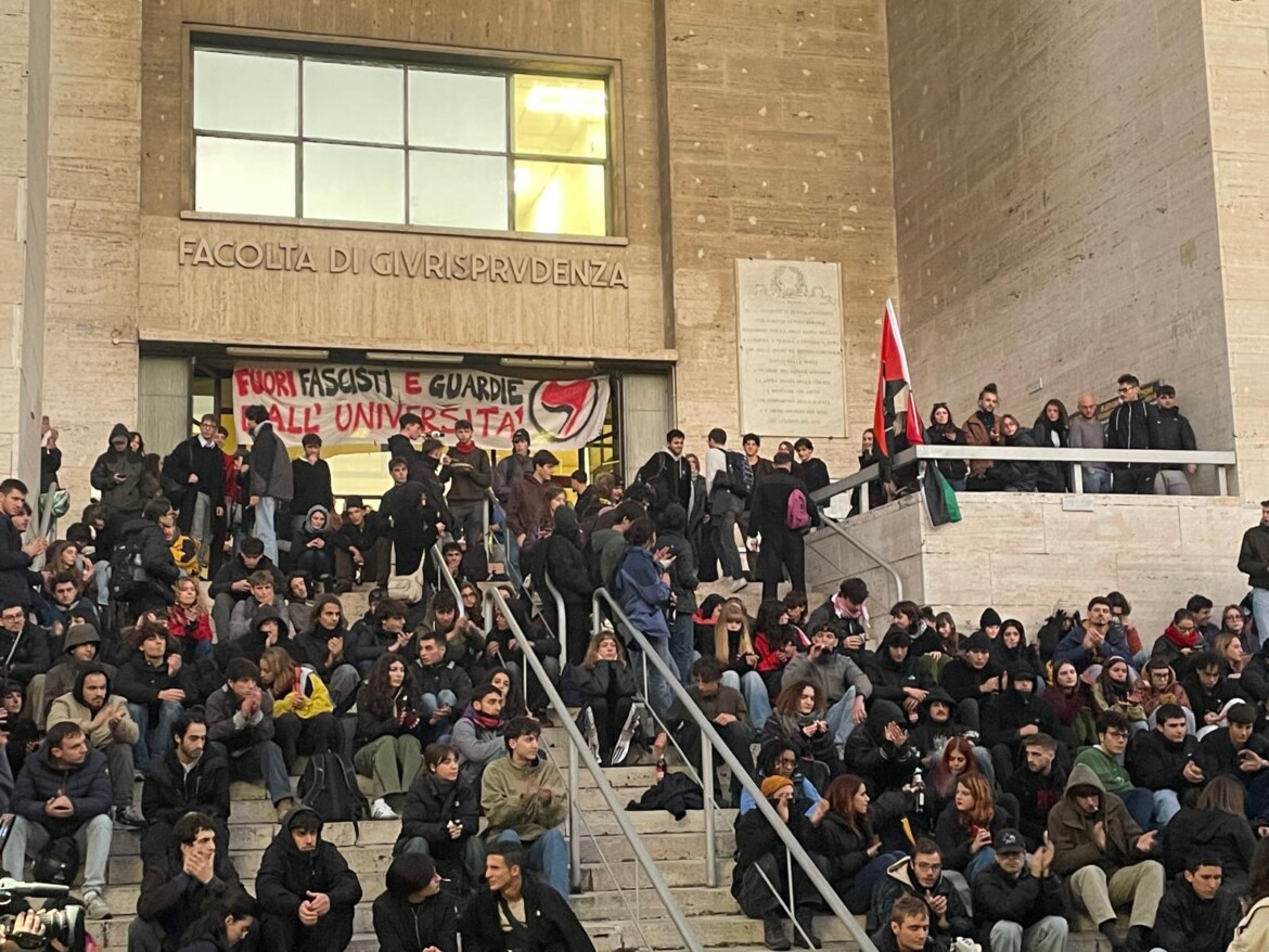 Sapienza, la destra cerca lo scontro con i collettivi