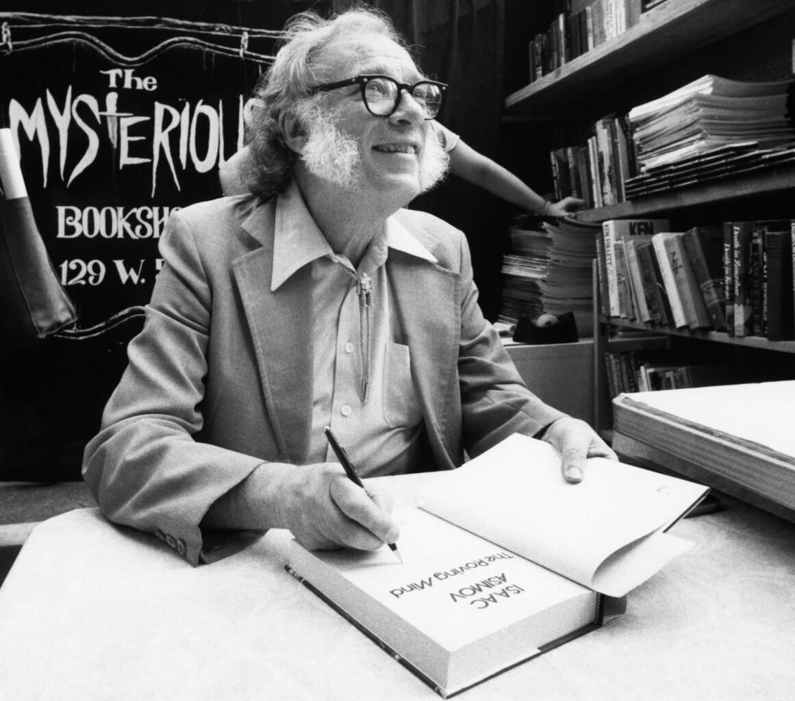 Isaac Asimov, ironico autoritratto di un artigiano, che sfornò 500 libro