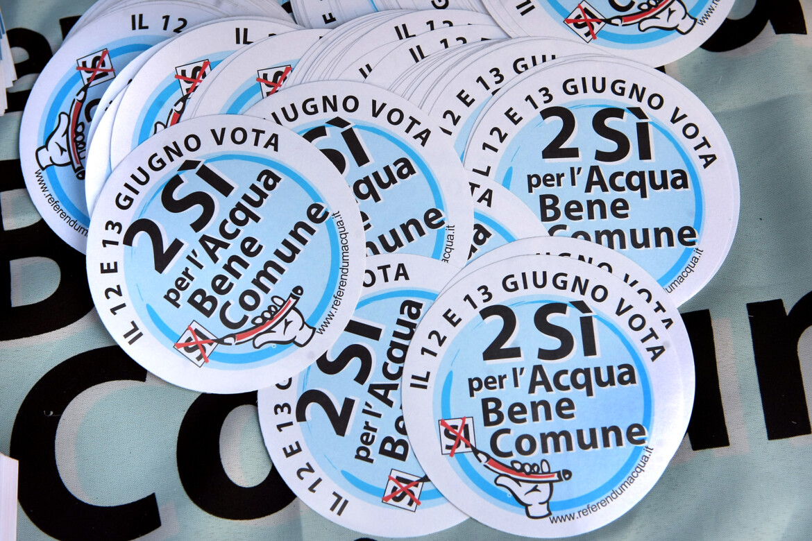 Acqua pubblica, ricorso alla Cedu contro l’inerzia dell’Italia Acqua pubblica, ricorso alla Cedu contro l’inerzia dell’Italia