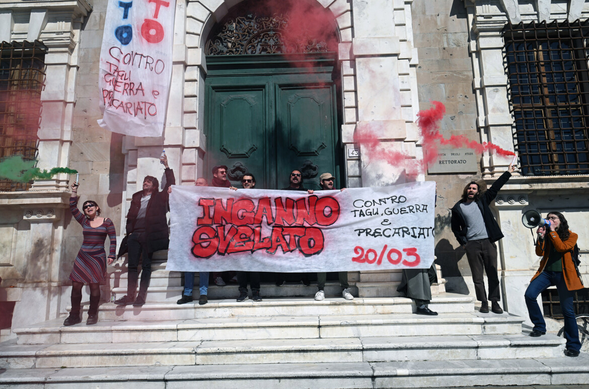 Proteste negli atenei di tutta Italia contro il riarmo e il decreto Sicurezza