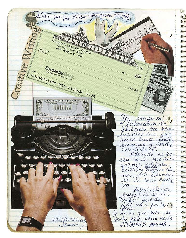 Carmen Martín Gaite, collage assemblati dialogando al buio