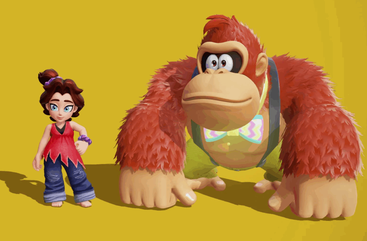 «Donkey Kong», il gorilla, Pauline e le banane