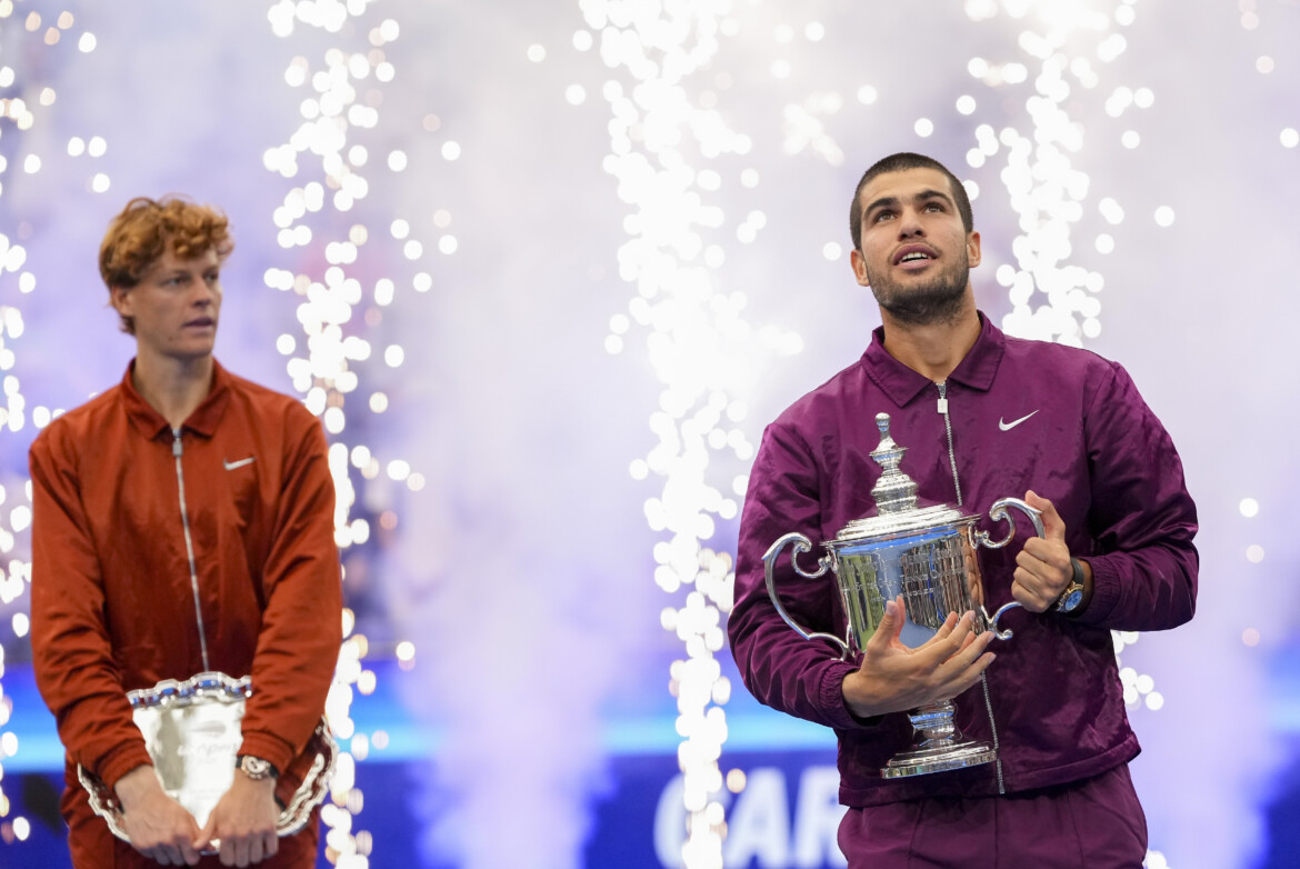 Us Open, Alcaraz batte Sinner: è il nuovo numero uno del mondo Us Open, Alcaraz batte Sinner: è il nuovo numero uno del mondo
