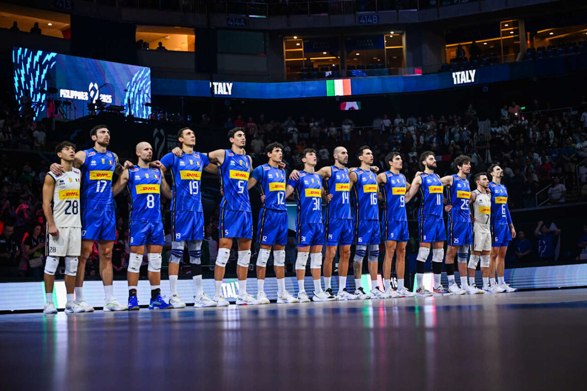 Volley, l’Italia maschile d’oro
