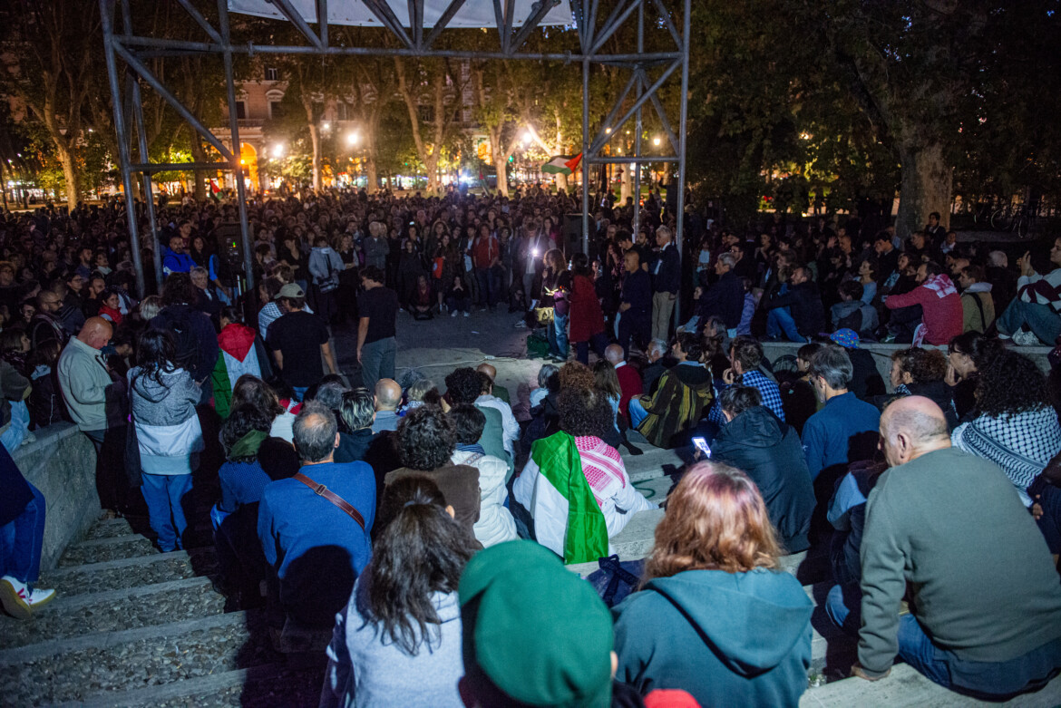 La Sumud in «agorà» a Roma: «Agitazione permanente»