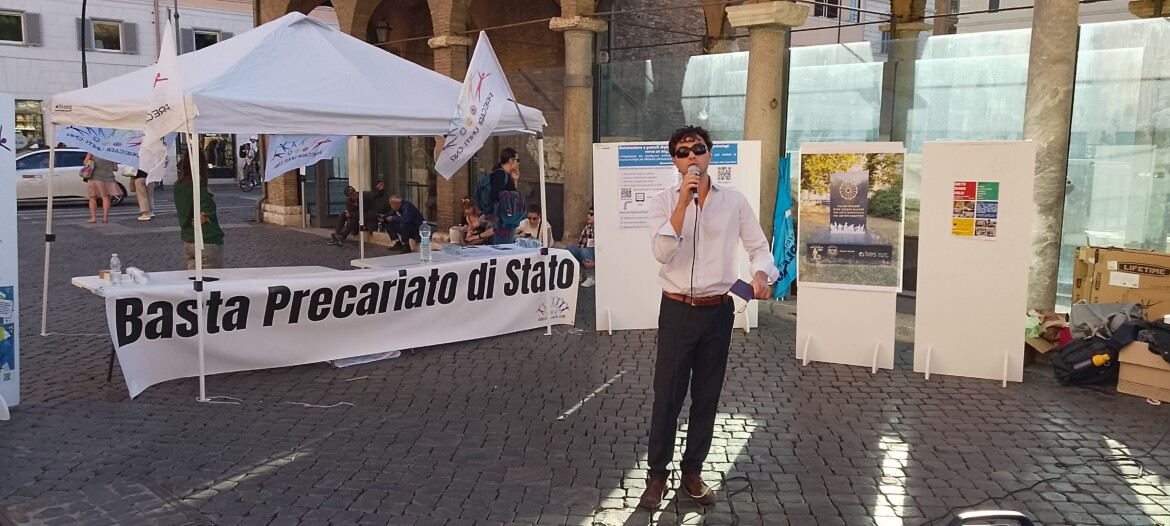 Roma, due giorni di lezioni in piazza dei precari Cnr