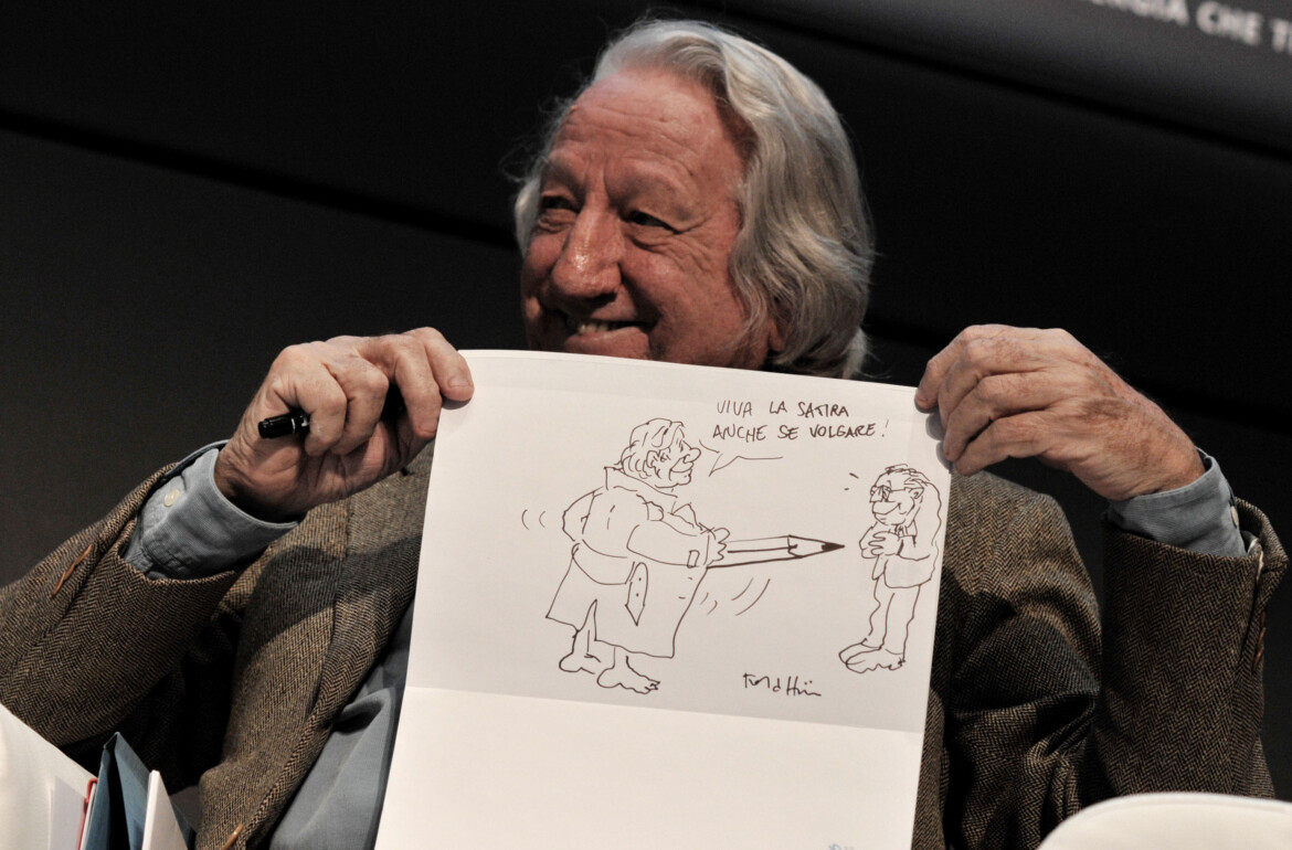 Giorgio Forattini e le vignette che pungolavano i politici Giorgio Forattini e le vignette che pungolavano i politici